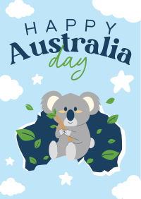 Koala Australia Day Flyer Image Preview