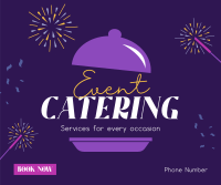 Party Catering Facebook Post Design