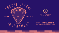 Soccer League Facebook Event Cover Design