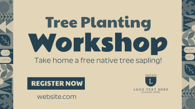 Tree Planting Workshop Facebook event cover Image Preview