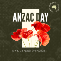 Anzac Halftone Instagram post Image Preview