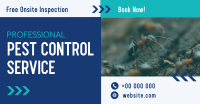 Professional Pest Control Facebook Ad Design