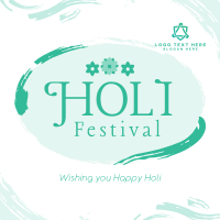 Brush Holi Festival Linkedin Post Image Preview