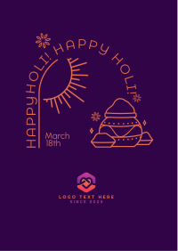 Happy Holi! Flyer Design