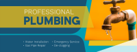 Modern Professional Plumbing Facebook cover Image Preview