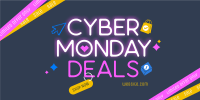 Cyber Deals For Everyone Twitter Post Design