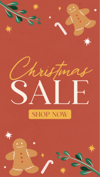 Rustic Christmas Sale Instagram Reel Design