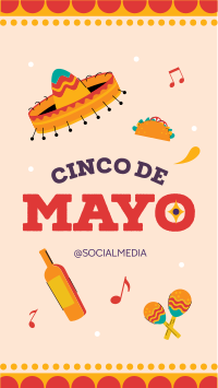 Cinco De Mayo Greeting Facebook Story Design