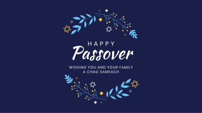 Passover Leaves Zoom Background Image Preview