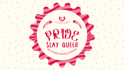 Pride Day Badge Facebook event cover Image Preview