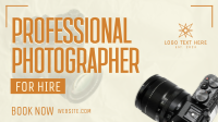 Photographer For Hire Animation Preview