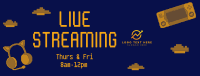 New Streaming Schedule Facebook cover Image Preview