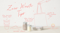 Zero Waste Tips Facebook Event Cover Design