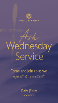 Ash Wednesday Mountain Cross Instagram story Image Preview