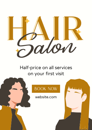 Fancy Hair Salon Poster Image Preview
