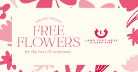 Free Flowers For You! Facebook ad Image Preview