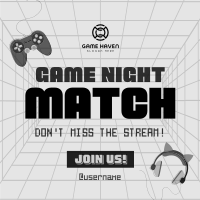 Game Night Match Instagram Post Image Preview