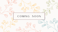 Floral Stationery YouTube Banner Image Preview