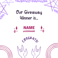 Very Peri Giveaway Winners Instagram post Image Preview