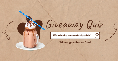 Giveaway Quiz Facebook ad Image Preview