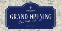 Elegant Floral Opening Facebook Ad Design