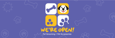 Pet Store Now Open Twitter header (cover) Image Preview