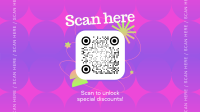 Quirky QR Discount Facebook Event Cover Image Preview