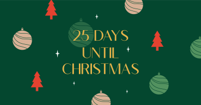 Christmas Countdown Facebook ad Image Preview