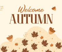 Autumn Season Greeting Facebook Post Design