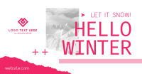 Hello Winter Facebook ad Image Preview