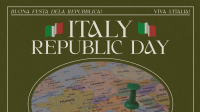Retro Italian Republic Day Animation Image Preview