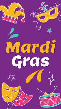 Mardi Gras Instagram reel Image Preview