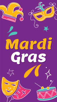 Mardi Gras Instagram Reel Image Preview