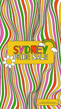 Y2K Sydney Pride Instagram Story Design