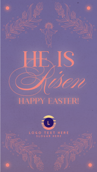 Rustic Easter Sunday Instagram reel Image Preview
