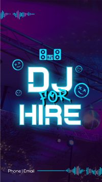Hiring Party DJ YouTube Short Design