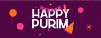Purim Jewish Festival Facebook Cover Design