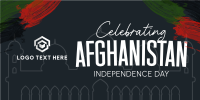 Afghanistan Independence Day Twitter Post Design