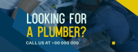 Modern Clean Plumbing Service Facebook cover Image Preview