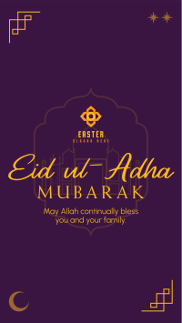 Blessed Eid ul-Adha Instagram reel Image Preview
