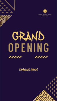 Street Grand Opening Facebook Story Design
