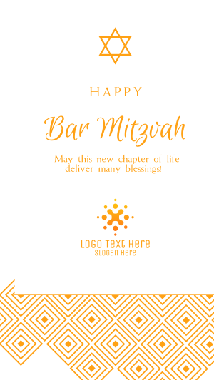 Happy Bar Mitzvah Instagram story