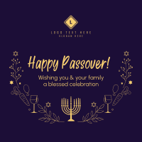 Celebrate Passover Instagram Post Design