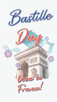 France Day Instagram story Image Preview