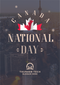 Canada National Day Poster Image Preview