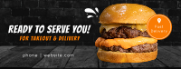 Fast Delivery Burger Facebook cover Image Preview