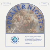 Rustic Prayer Night Instagram post Image Preview