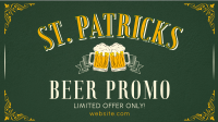 Paddy's Day Beer Promo Facebook Event Cover Design