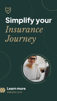 Minimalist Insurance Journey TikTok video Image Preview