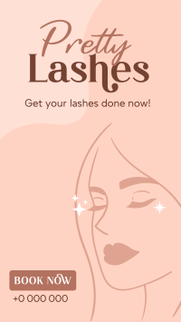 Sparkling Lashes YouTube short Image Preview